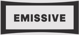 Emissive logo